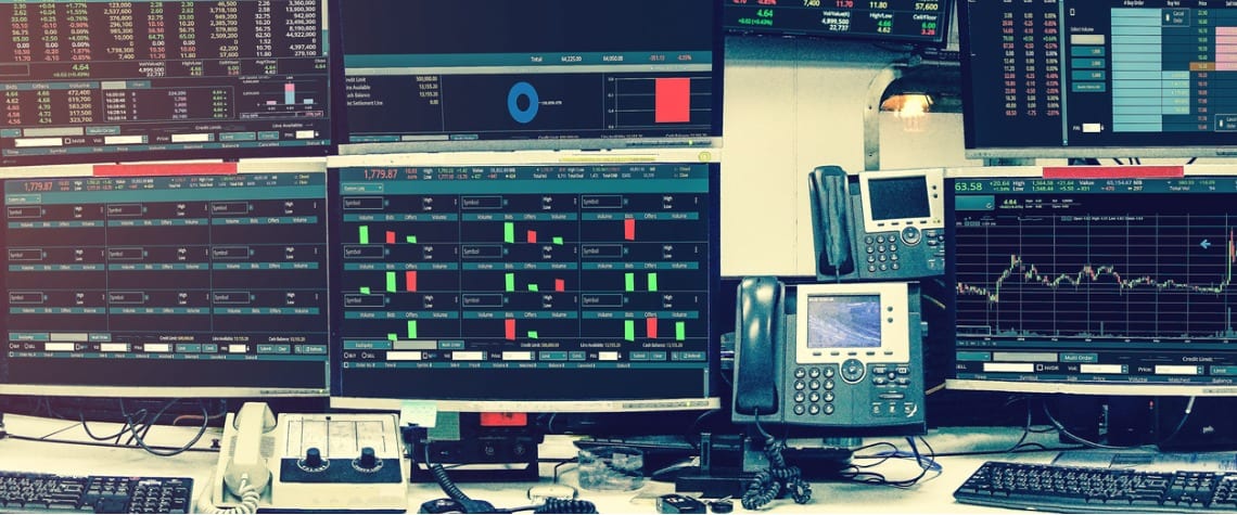 display-of-stock-market-quotes-and-chart-in-monitor-computer-room-picture-id955735790 Display of stock market quotes and chart in monitor computer room